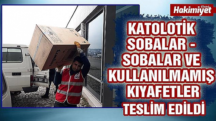 Depremzedeler için ısıtıcı sobalar   