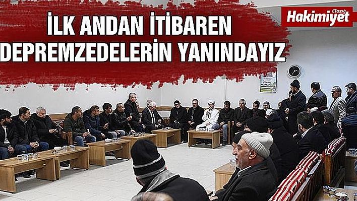 Diyanet İşleri Başkanı Erbaş'tan depremde yakınını kaybedenlere taziye ziyareti