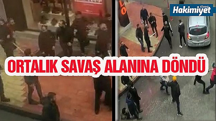 ELAZIĞ'DA 2 GRUP ARASINDA SOPALI KAVGA 