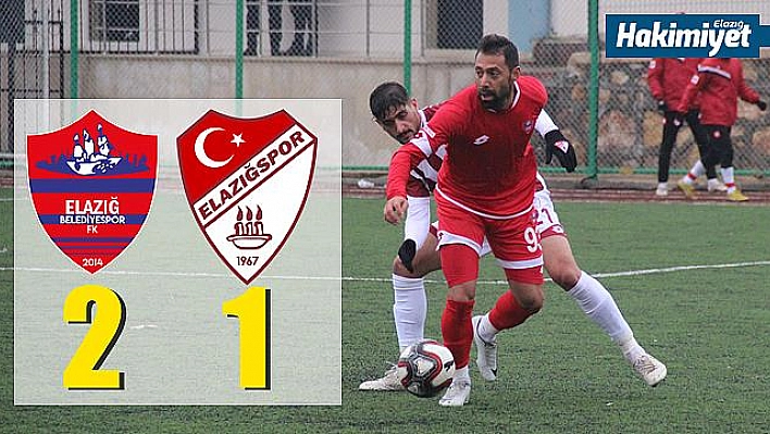 Elazığ derbisinde gülen Belediyespor!