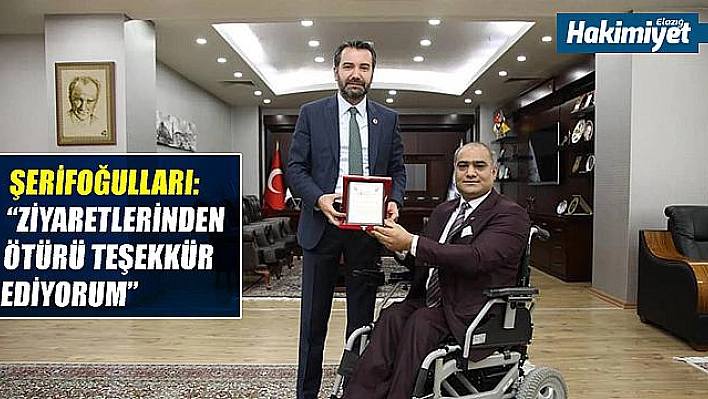 Fırat'tan, başkan Şerifoğulları'na ziyaret