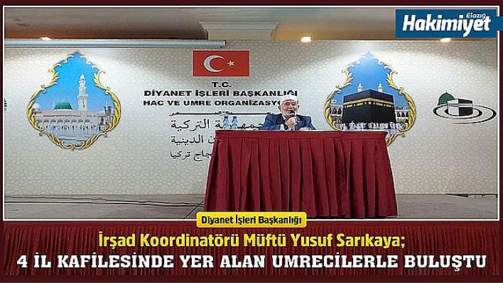 İL MÜFTÜSÜ YUSUF SARIKAYA KUTSAL TOPRAKLARDA İRŞAD VAZİFESİNİ SÜRDÜRÜYOR