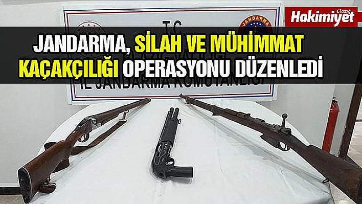 Jandarma, biri keskin nişancı tüfeği 3 silah ele geçirdi  