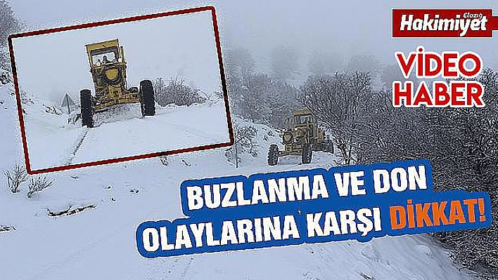 Kapanan köy yolları ulaşıma açıldı