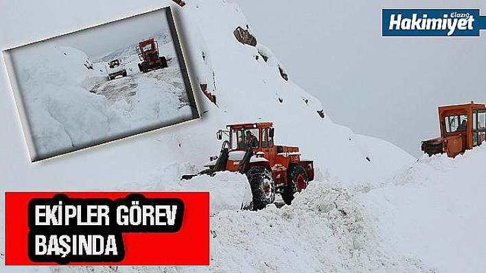 Kardan kapanan 76 köy yolu açıldı