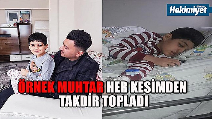 MAHALLE MUHTARININ DUYARLILIĞI TAKDİR TOPLADI 