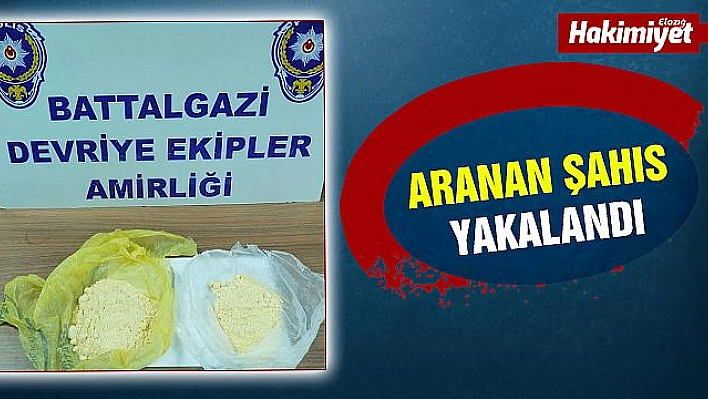 MALATYA - ELAZIĞ KARAYOLUNDA UYUŞTURUCU ELE GEÇİRİLDİ