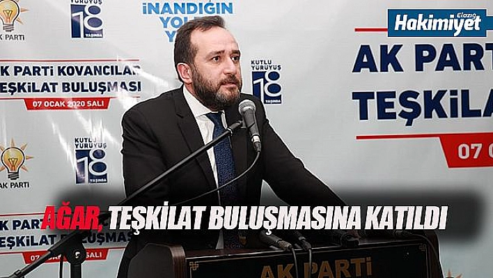 Milletvekili Ağar: 'AK Parti demek, ordunun arkasında olup Kandil'de durmak demektir'