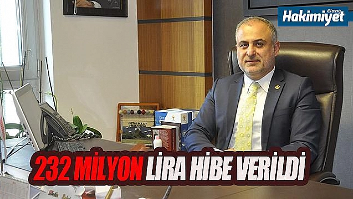 MİLLETVEKİLİ BULUT:'2019 YILINDA 20 MİLYON HİBE DESTEĞİ VERİLDİ'