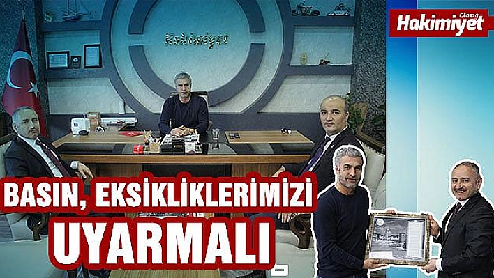 MİLLİ EĞİTİM MÜDÜRÜ GÜRTÜRK, HAKİMİYET GAZETESİ'Nİ ZİYARET ETTİ