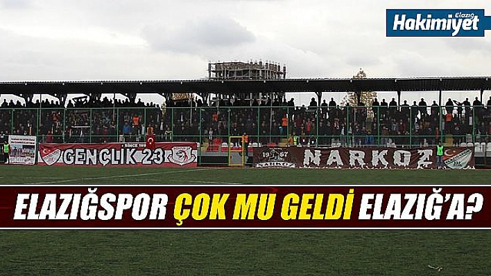 Taraftarlardan Elazığspor mesajı