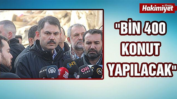  'TOKİ bin 400 konutun yapılması için proje çalışmalarına başladı'