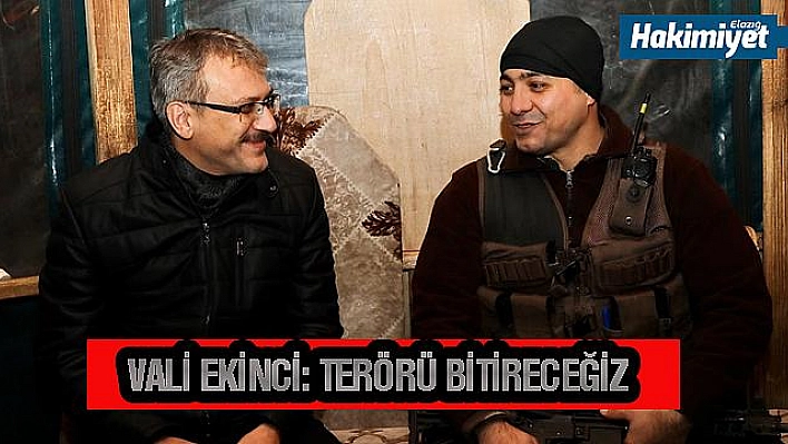 Vali Ekinci: 'Terörist sayısı bir elin parmaklarını geçmeyecek noktaya geldi'