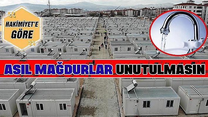 ASIL MAĞDURLAR UNUTULMASIN