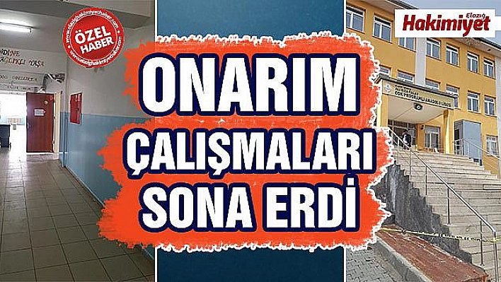 BAHÇEŞEHİR KOLEJİ SİVRİCEDE'Kİ OKULLARIN ONARIMINI BİTİRDİ