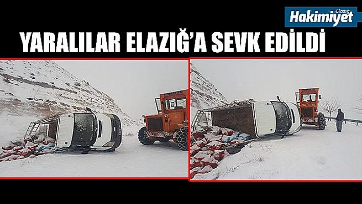 Çemişgezek'te kaza:2 yaralı