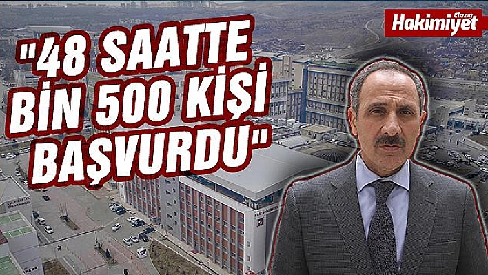 Depremde, Fırat Üniversitesi Hastanesi de önemli görev üstlendi