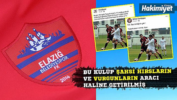 Elazığ Belediyespor'dan sert kınama!