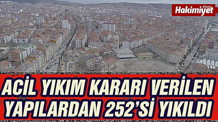  Elazığ'da deprem 24 bin yapıya hasar verdi   