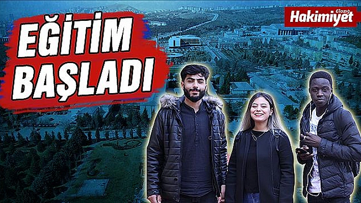 Elazığ'da depremin ardından Fırat Üniversitesi'nde de eğitim başladı