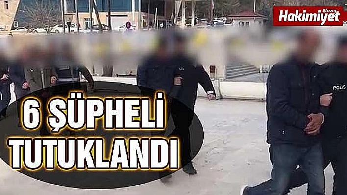 Elazığ'da hasarlı binalardan hırsızlığa 6 tutuklama