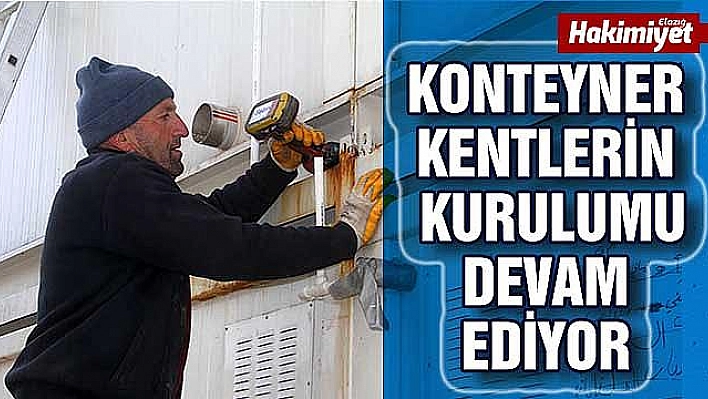 Elazığ ve Malatya'da iyileştirme çalışmaları devam ediyor