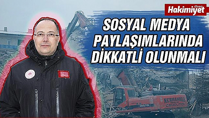 Gürgen, Elazığ'da yıkım çalışmalarıyla ilgili bilgi verdi