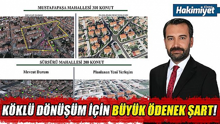 KÖKLÜ DÖNÜŞÜM İÇİN BÜYÜK ÖDENEK ŞART!