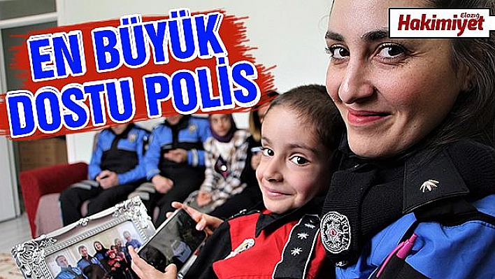 Küçük Efraim'in en büyük dostu polis oldu