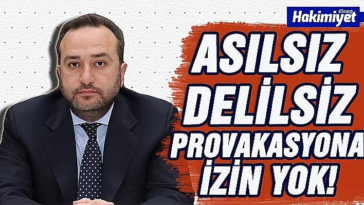Milletvekili Ağar: 'Provokasyona İzin Vermeyeceğiz'