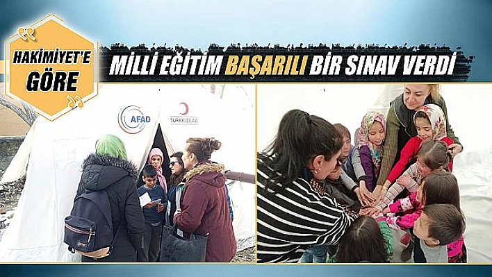 MİLLİ EĞİTİM BAŞARILI BİR SINAV VERDİ