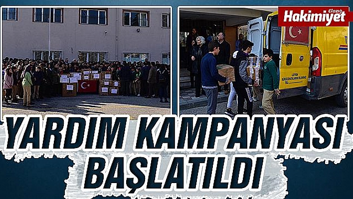 Mustafakemalpaşalı öğrenciler Elazığ'daki kardeşlerini unutmadı