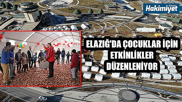 Okulların 10 Şubat'ta açılacağı Elazığ'da çadır kentlerde yaşam sürüyor