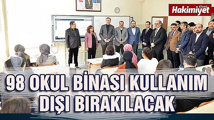 Selçuk: 'Bölgede 98 okul binamızı kullanım dışı bıraktık'