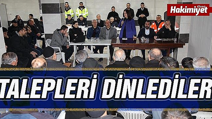 ŞERİFOĞULLARI VE BAKAN YARDIMCISI VARANK VATANDAŞLARLA BULUŞTU