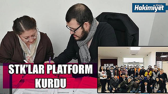 SİVİL TOPLUM KURULUŞLARI AFET KOORDİNASYON PLATFORMU OLUŞTURULDU