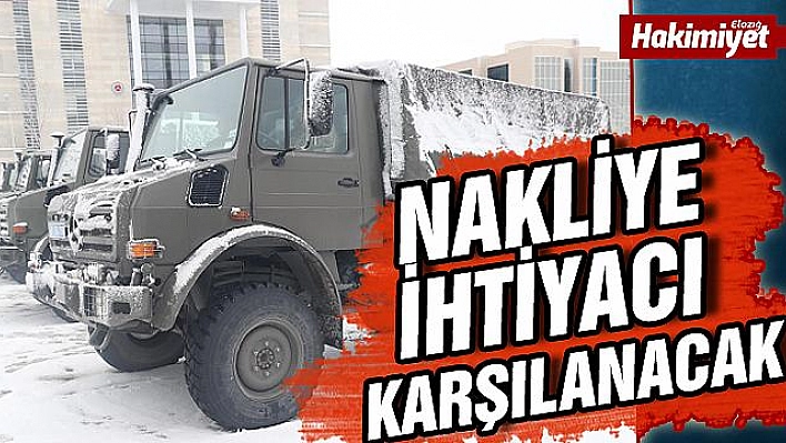UNİMOG KAMYONLAR DEPREMZEDELERİN HİZMETİNDE