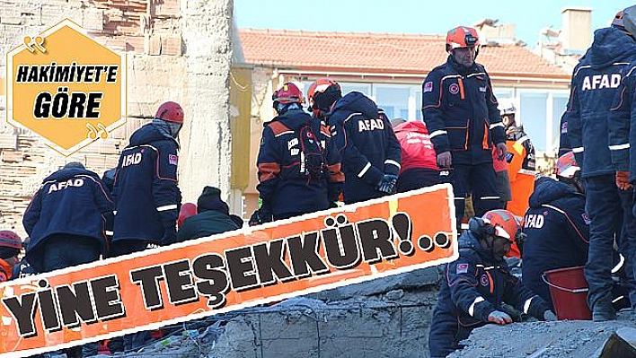 YİNE TEŞEKKÜR!..
