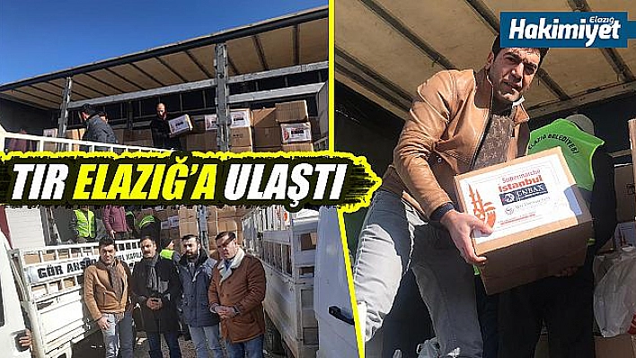 YURTDIŞINDAKİ HEMŞERİLERİMİZDEN, ELAZIĞ'A 1 TIR YARDIM