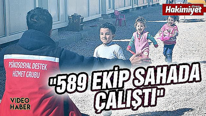 110 bin depremzedeye psikososyal destek