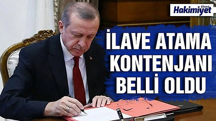 62 kamu kurum ve kuruluşuna 6 bin 219 ilave atama gerçekleştirilecek