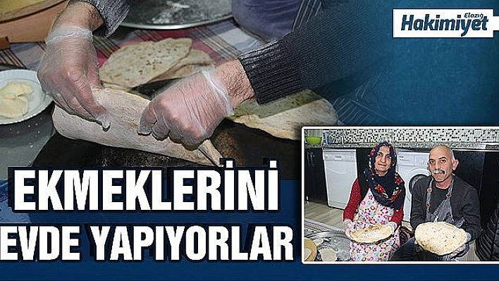 Aileler evlerinde kendi ekmeğini yapmaya başladı 