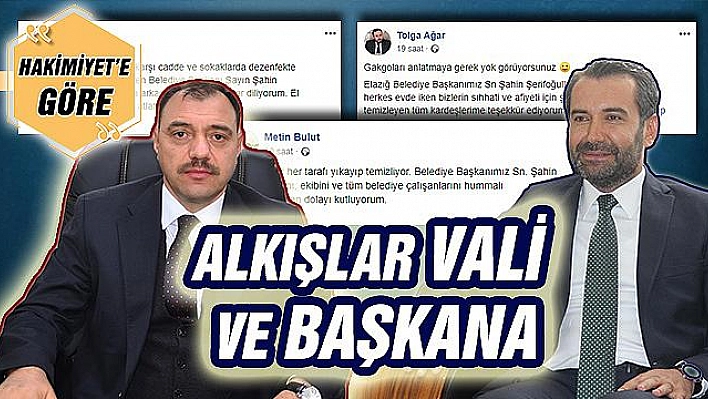 ALKIŞLAR VALİ VE BAŞKANA