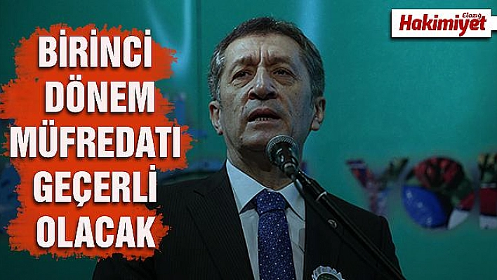 Bakan Selçuk: 'LGS, Birinci Dönem Müfredatından Yapılacak'