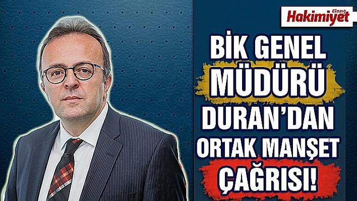  DURAN: 'EVDE KAL, SAĞLIKLA KAL' 