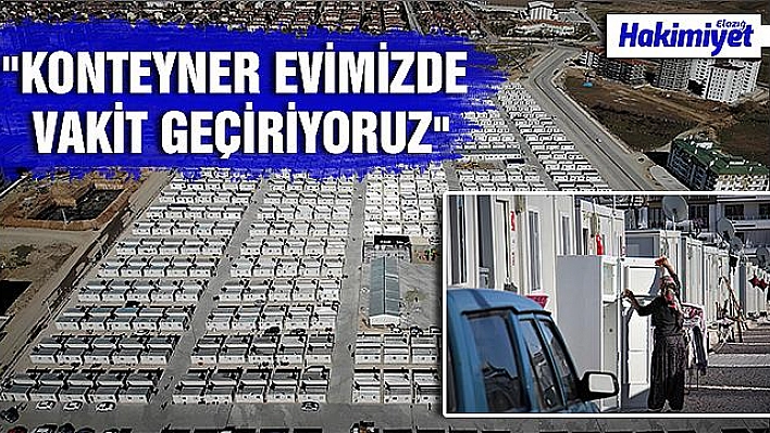 Elazığ'da konteyner kentlerde 4 bin 613 kişi yaşamaya başladı