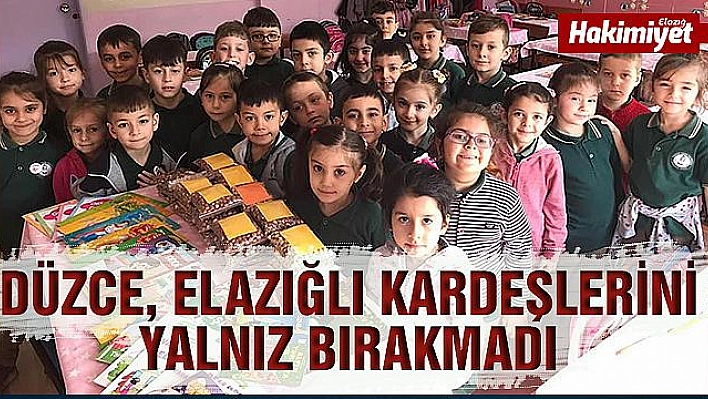 Elazığ'daki öğrenci kardeşlerine yardım gönderdiler