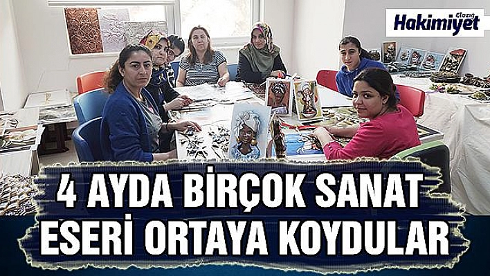 Ev hanımları, üç boyutlu rölyef sanatıyla bir çok eser üretti