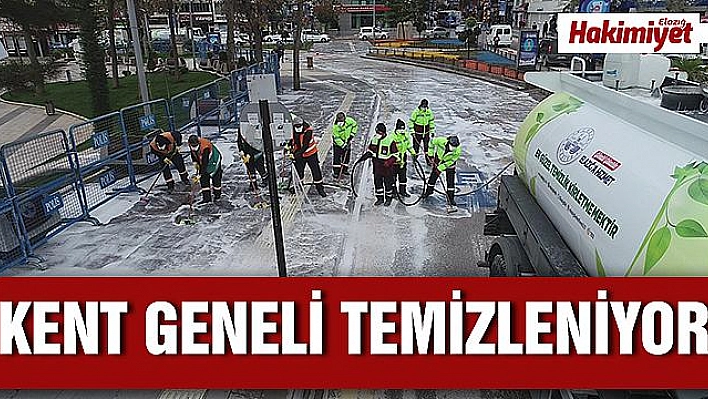 Korona virüsüne karşı kapsamlı temizlik sürüyor