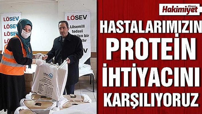 LÖSEMİ HASTALARI İÇİN GIDA KOLİSİ DAĞITILDI